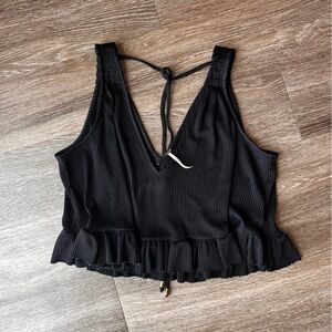 Free People Black Tank